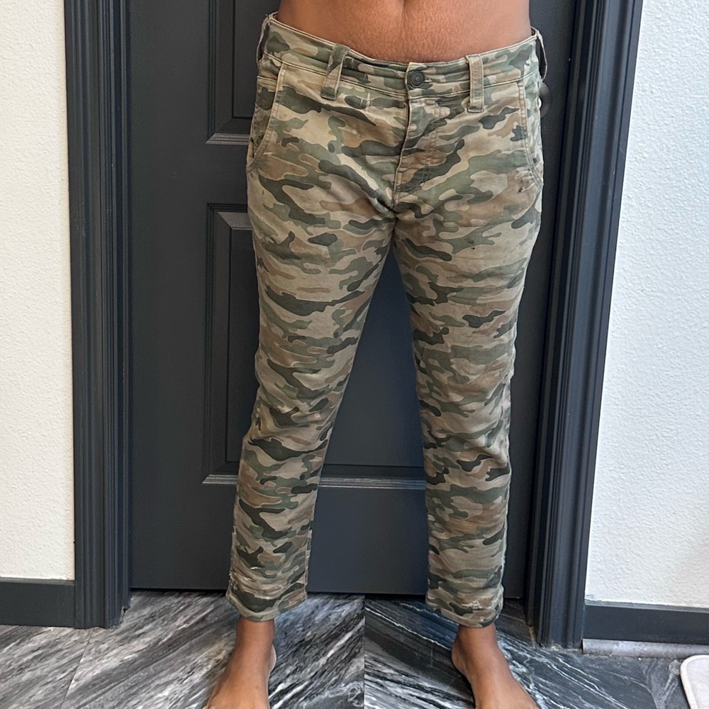 True Religion Green Camouflage Pants
